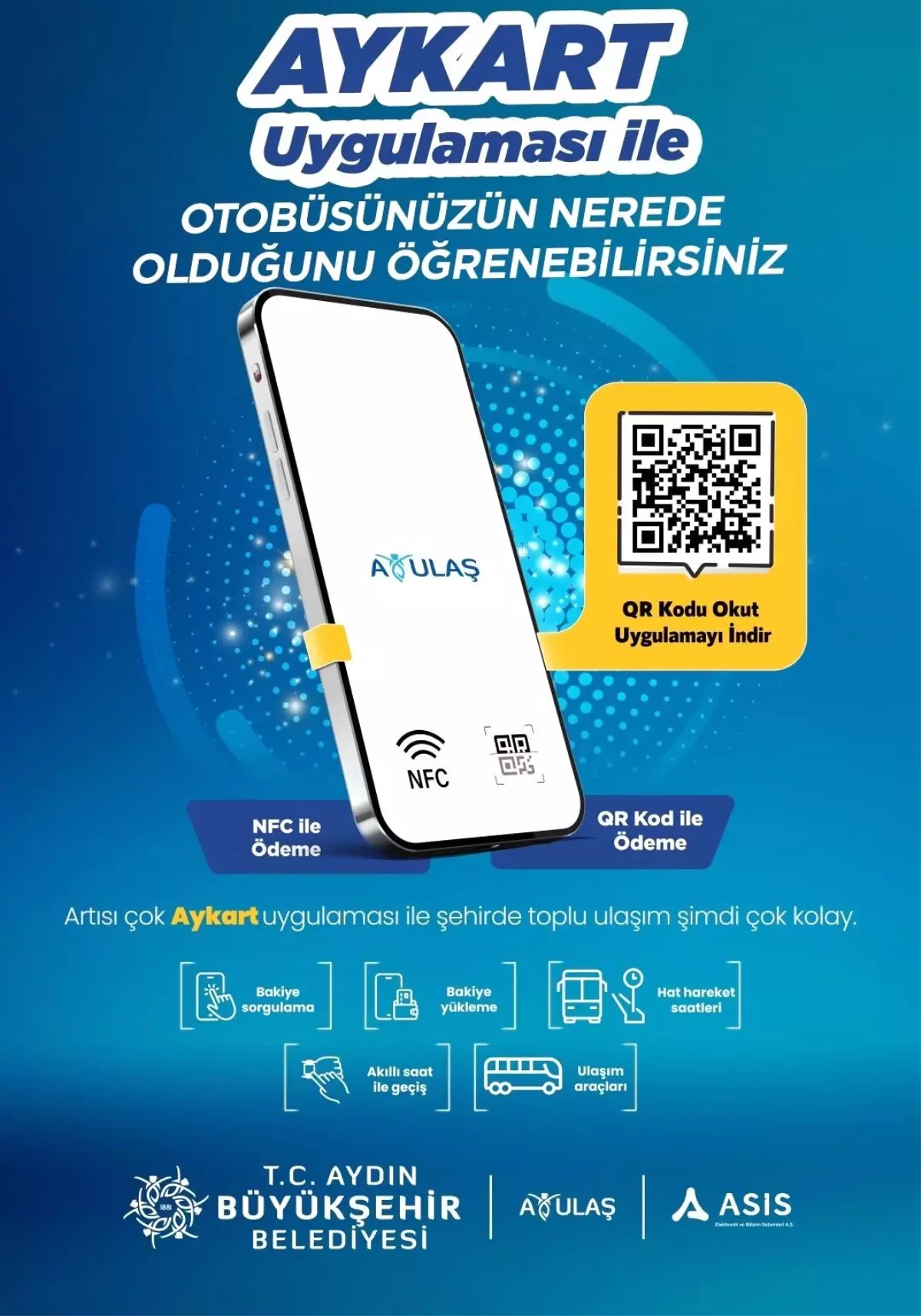 Aydın’da Yeni Ulaşım Dönemi: AYKART Uygulamasına ‘Otobüsüm Nerede?’ Özelliği Eklendi