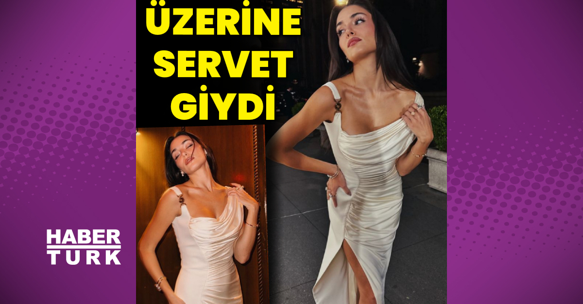 Hande Erçel’in, 200 bin TL’lik elbisesi