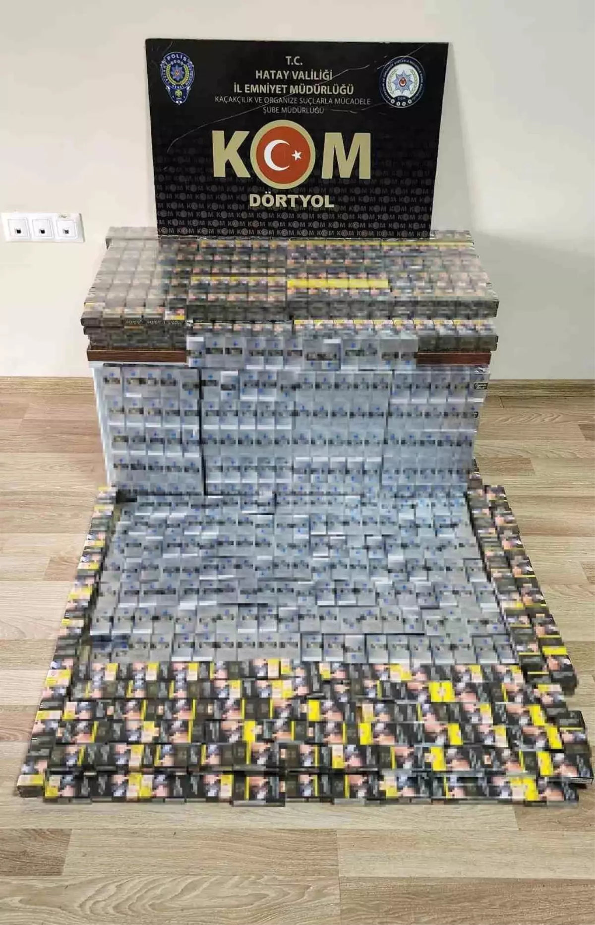 Dörtyol’da 1168 Paket Kaçak Sigara Ele Geçirildi