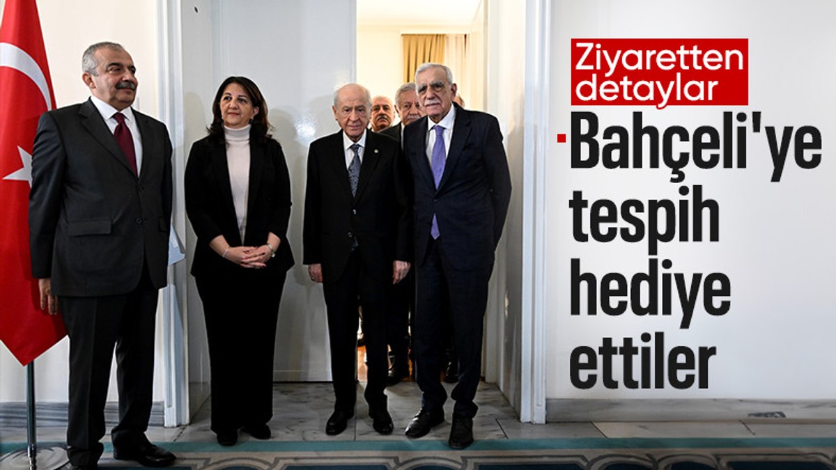 Ahmet Türk’ten Devlet Bahçeli’ye “tespih” hediyesi