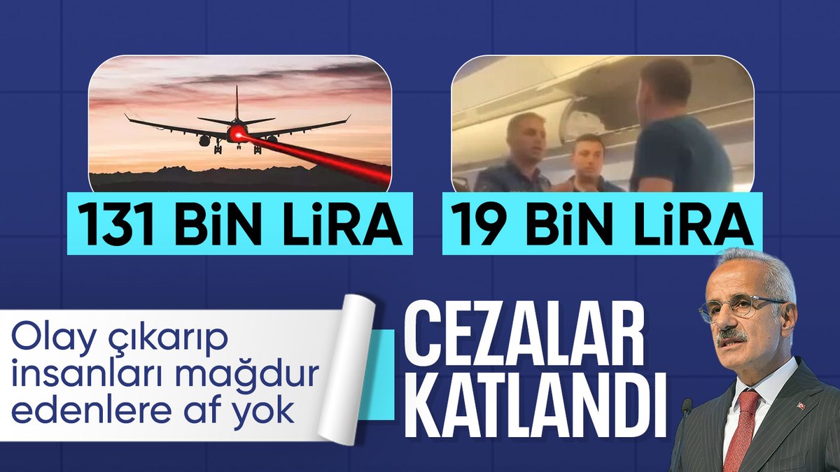 Hava yolunda yolcu ve personele sıkı takip: Abdulkadir Uraloğlu yeni ceza tarifesini açıkladı
