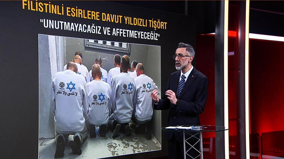 İsrail Filistinlileri böyle giydirdi! Hamas rehinelere niye kum saati verdi? Görüntüler ne anlatıyor?