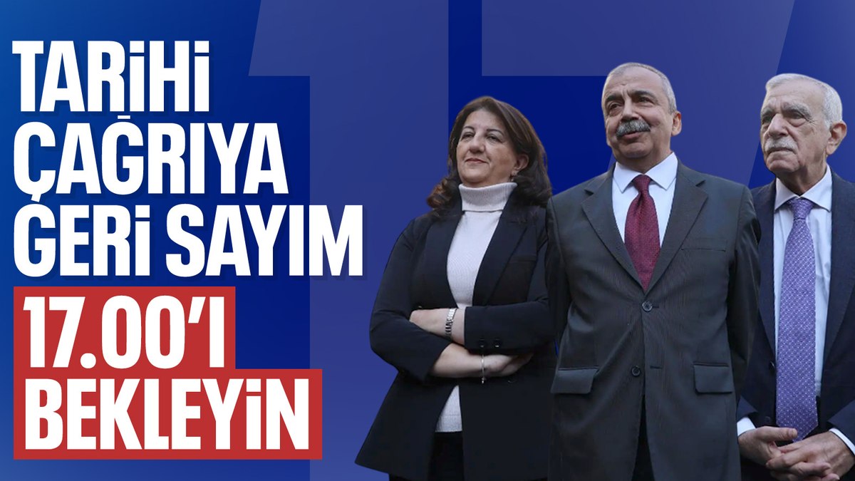 Silah bırakma çağrısı için kritik gün: DEM Parti 17.00’de açıklama yapacak