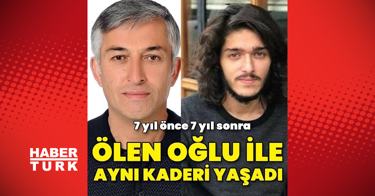 7 yıl önce bayramın ikinci günü ölen oğlu ile aynı kaderi paylaştı