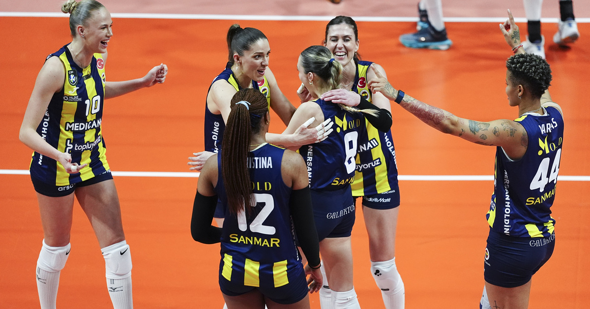 CEV Şampiyonlar Ligi’nde Fenerbahçe, Vakıfbank’a set vermedi!